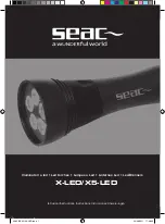 Seac X-LED Instructions Manual preview