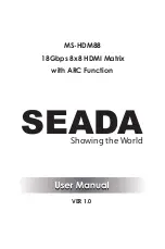 Seada MS-HDM88 User Manual preview