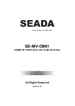 Seada SD-MV-CM61 User Manual предпросмотр