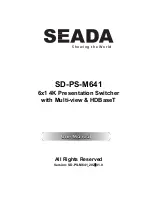 Preview for 1 page of Seada SD-PS-M641 User Manual