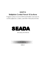 Seada SDCP10 User Manual предпросмотр