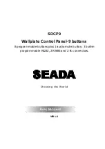 Seada SDCP9 Series User Manual предпросмотр