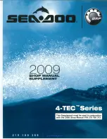 SeaDoo 4-TEC Series Shop Manual preview