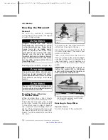 Preview for 73 page of SeaDoo GTX 4-Tec/ Supersharged/ Limited Supercharged/ Wakeboard Edition Operator'S Manual