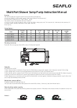 Seaflo SFBP1-G600-07 Instruction Manual preview