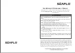 Seaflo SFDP1-016-100-34 Installation & Maintenance Manual preview