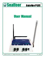 Preview for 1 page of Seafloor AutoNav PLUS User Manual