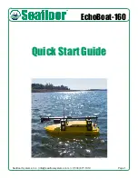 Seafloor EchoBoat-160 Quick Start Manual preview