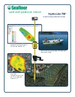 Seafloor HydroLite-TM Quick Start And User Manual preview