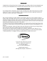 Preview for 2 page of Seaga JDL-2 COMBO Service And Parts Manual