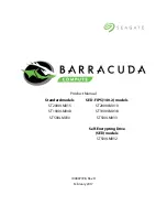 Предварительный просмотр 1 страницы Seagate Technology Barracuda ST1000LM048 Product Manual