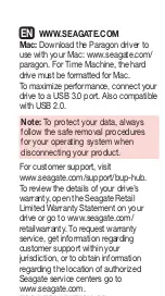 Preview for 3 page of Seagate Backup Plus Desktop Quick Start Manual