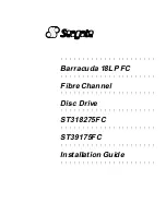 Предварительный просмотр 1 страницы Seagate Barracuda 18LP FC Installation Manual