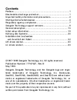 Предварительный просмотр 2 страницы Seagate Barracuda 18LP Installation Manual