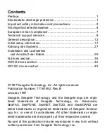 Preview for 2 page of Seagate Barracuda 4LP Installation Manual