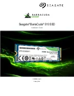 Seagate BarraCuda 510 Installation Manual preview