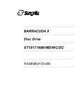 Preview for 1 page of Seagate BARRACUDA 9 Installation Manual