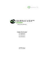 Seagate Barracuda Pro ST10000DM001 Product Manual preview