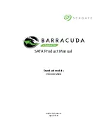 Preview for 1 page of Seagate Barracuda ST2000DM008 Product Manual