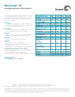 Preview for 2 page of Seagate BARRACUDA ST32000542AS Datasheet