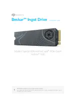 Seagate Beskar Ingot Drive Installation Manual предпросмотр