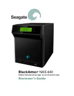 Seagate BlackArmor NAS 440 Reviewer'S Manual preview