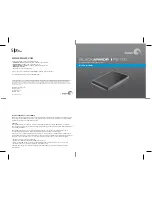 Предварительный просмотр 1 страницы Seagate BlackArmor PS 110 Quick Start Manual