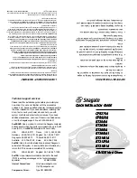 Preview for 1 page of Seagate CFS270A Quick Installation Manual