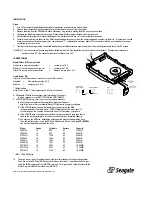 Preview for 2 page of Seagate CFS270A Quick Installation Manual