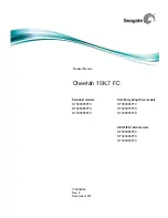 Seagate Cheetah 100516225 Product Manual preview