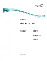 Seagate Cheetah 100516226 Product Manual preview