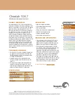 Preview for 2 page of Seagate Cheetah 10K.7 SCSI Product Overview