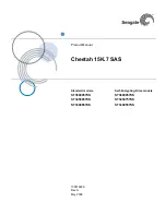 Seagate Cheetah 15K.7 SAS ST3300557SS User Manual preview