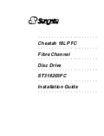 Предварительный просмотр 1 страницы Seagate Cheetah 18LP FC Installation Manual