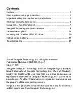 Preview for 2 page of Seagate Cheetah 18LP FC Installation Manual