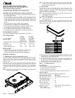 Seagate Cheetah 36LP FC Installation Manual preview