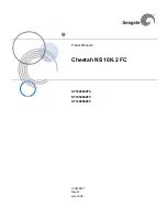 Seagate CHEETAH NS 10K.2 FC ST3300602FC Product Manual preview