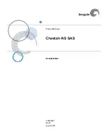 Seagate Cheetah NS SAS ST3400755SS Product Manual preview