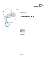 Предварительный просмотр 1 страницы Seagate Cheetah ST3146855LW Product Manual