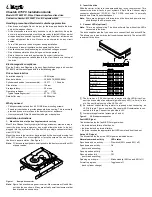 Preview for 1 page of Seagate Cheetah ST318451FC Installation Manual