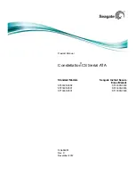 Preview for 1 page of Seagate Constellation ST1000NC000 Product Manual