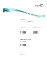 Seagate Constellation ST1000NM0023 Product Manual preview