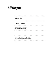 Preview for 1 page of Seagate Elite 47 Installation Manual