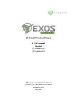 Preview for 1 page of Seagate Exos Enterprise ST16000NM0092 Product Manual