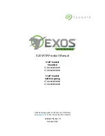 Preview for 1 page of Seagate Exos Enterprise X20 Product Manual