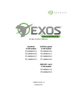 Preview for 1 page of Seagate EXOS ST4000NM000A Product Manual