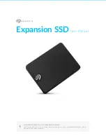 Seagate Expansion SSD User Manual preview