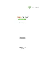 Seagate FIRECUDA ST1000DX002 Product Manual preview