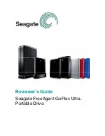 Preview for 1 page of Seagate FreeAgent GoFlex Series Reviewer'S Manual