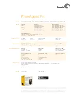 Preview for 2 page of Seagate FreeAgent Pro Specifications